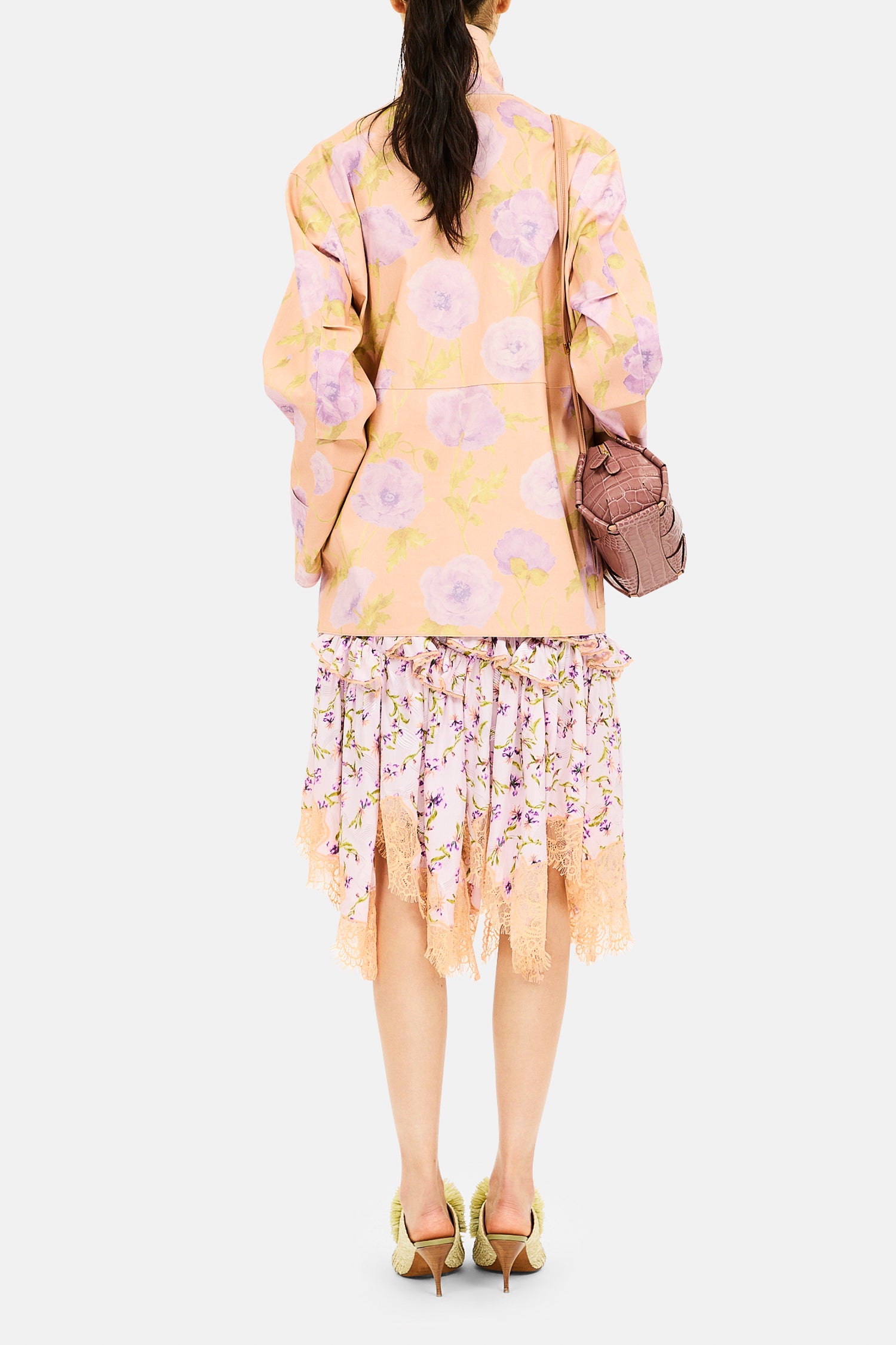 Ulla Johnson Isolina SP270320 jupe midi Heliotrope