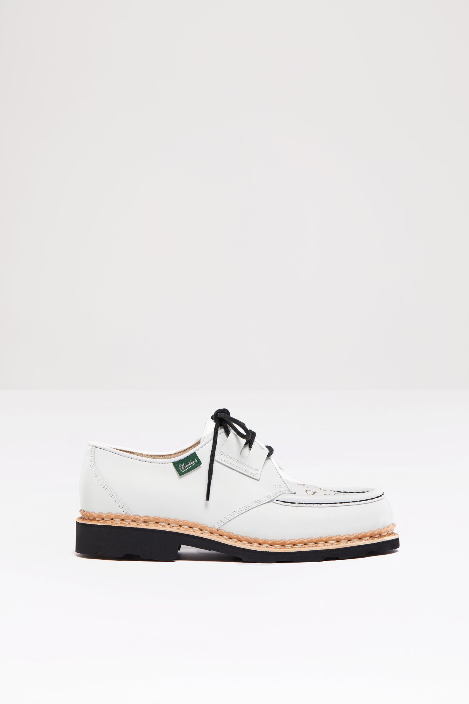 Patou x Paraboot P23FO011 derbies cuir blanc 38