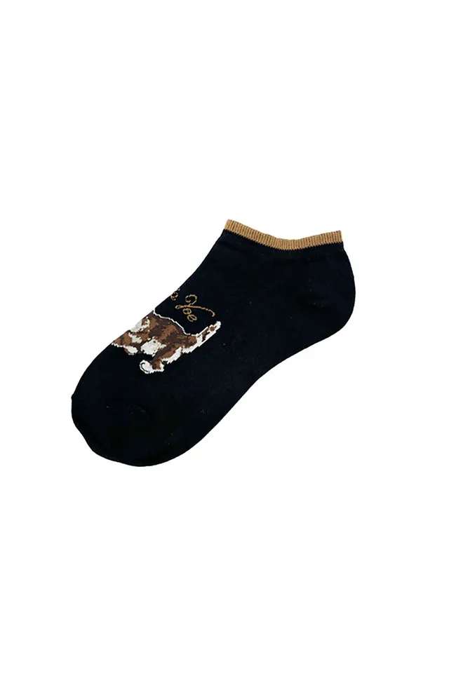 PAUL & JOE Chaussettes chaton socquettes noires 36-39