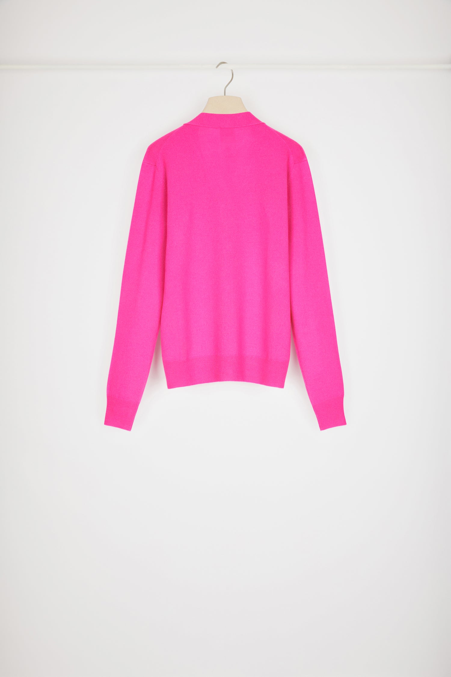Patou Stamp cardigan laine cachemire rose Begonia Pink