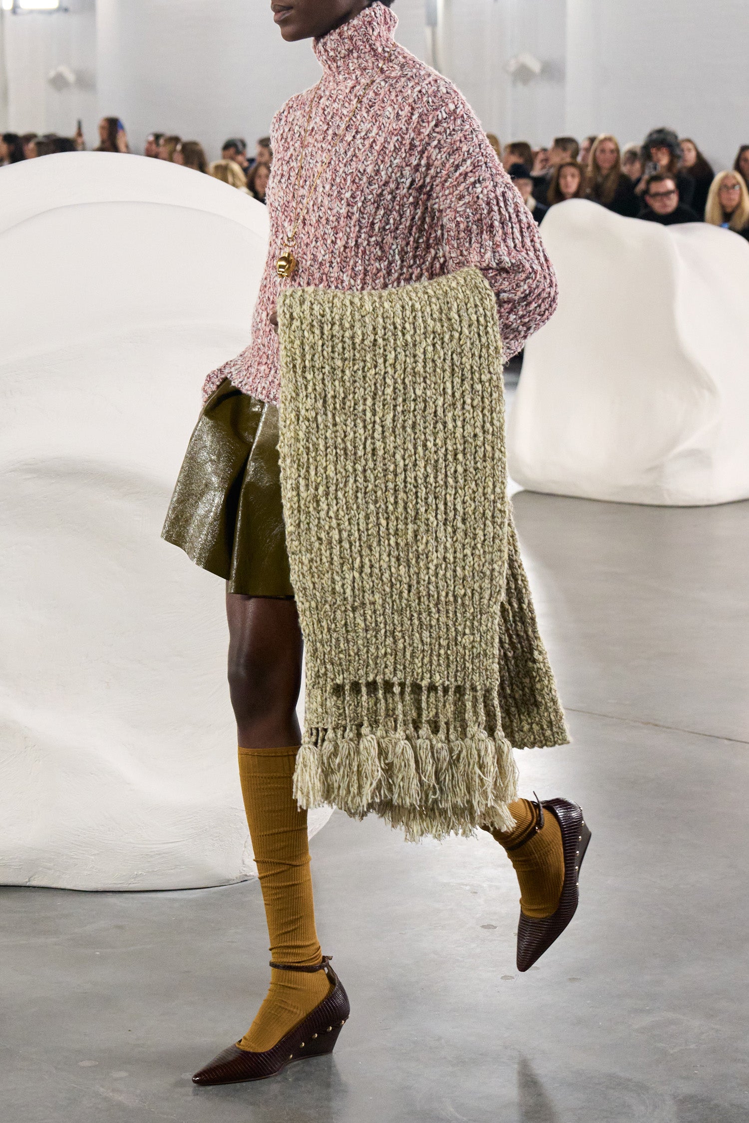 Ulla Johnson Maeve écharpe Alabaster laine à franges