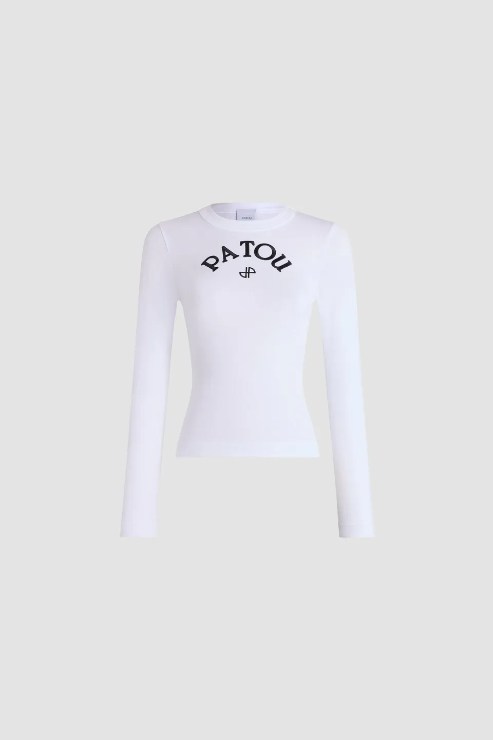 Patou H26JE2749994001W t-shirt coton blanc manches longues
