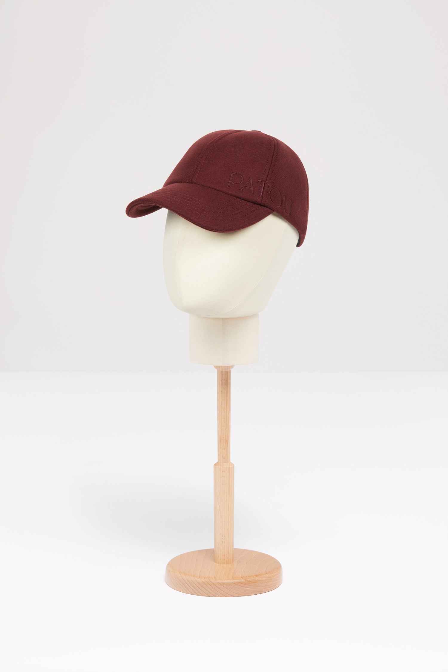 Patou AC056 casquette feutre laine Ruby Wine