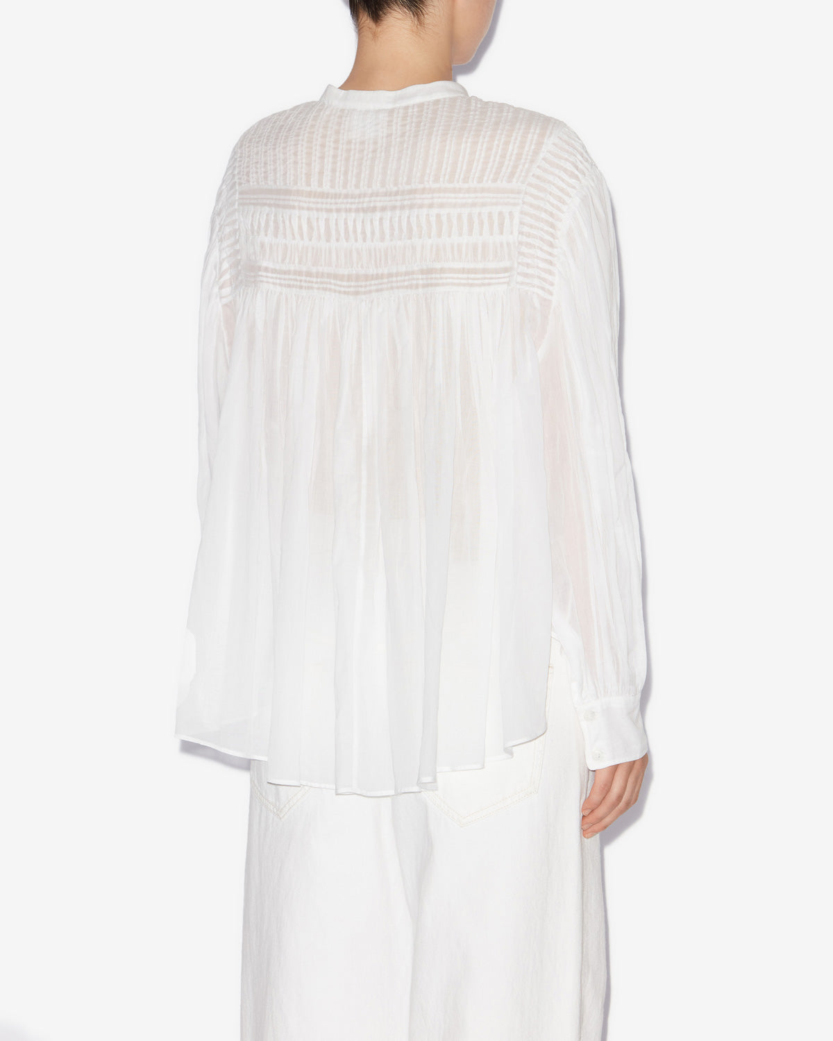 Isabel Marant Plalia HT0002FC blouse blanc voile coton