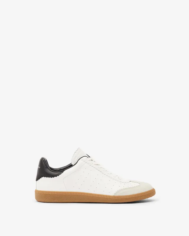 Isabel Marant Brycy baskets cuir blanc basses lacets
