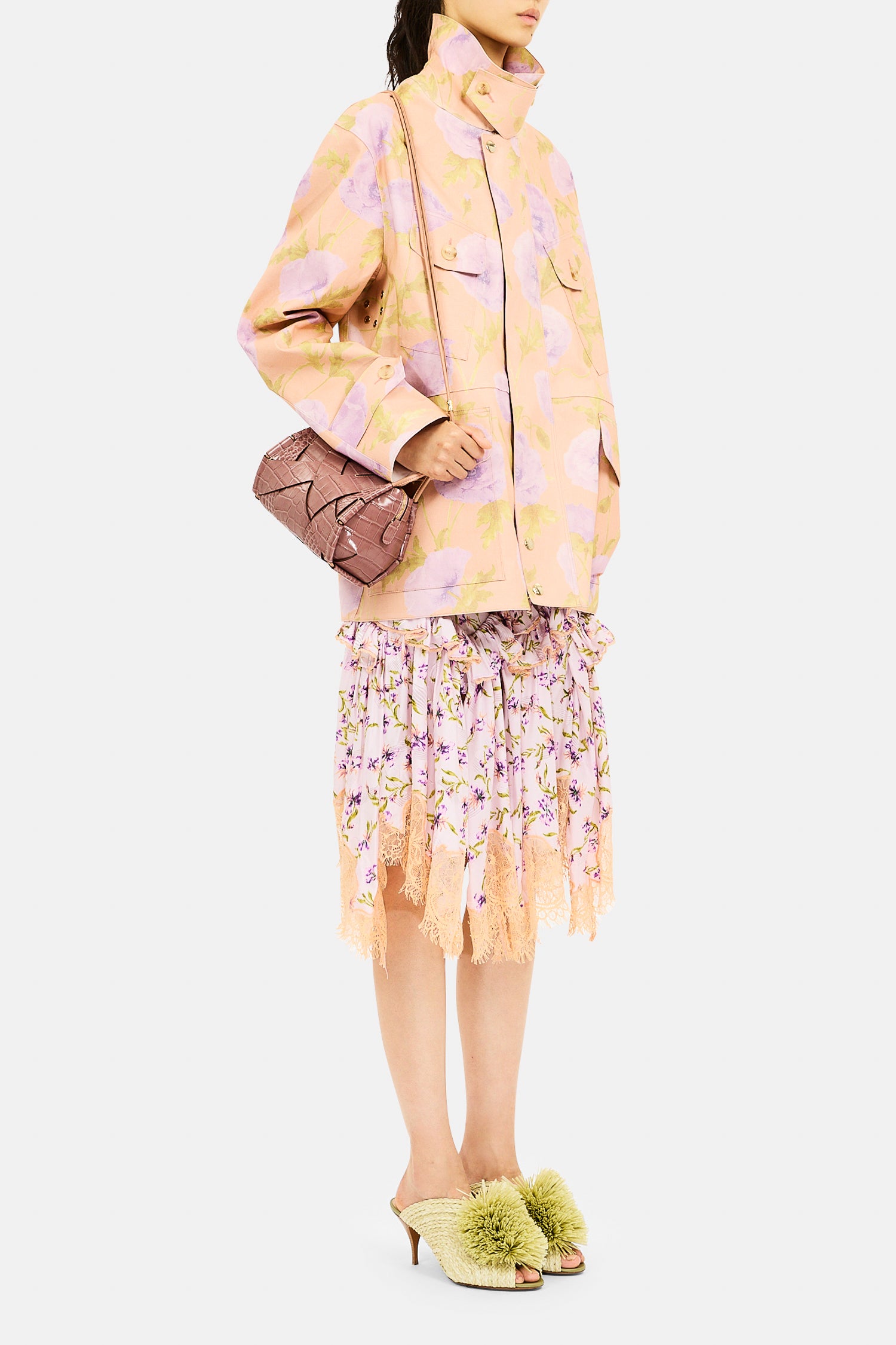 Ulla Johnson Eaton veste cargo Blush Painted Poppy