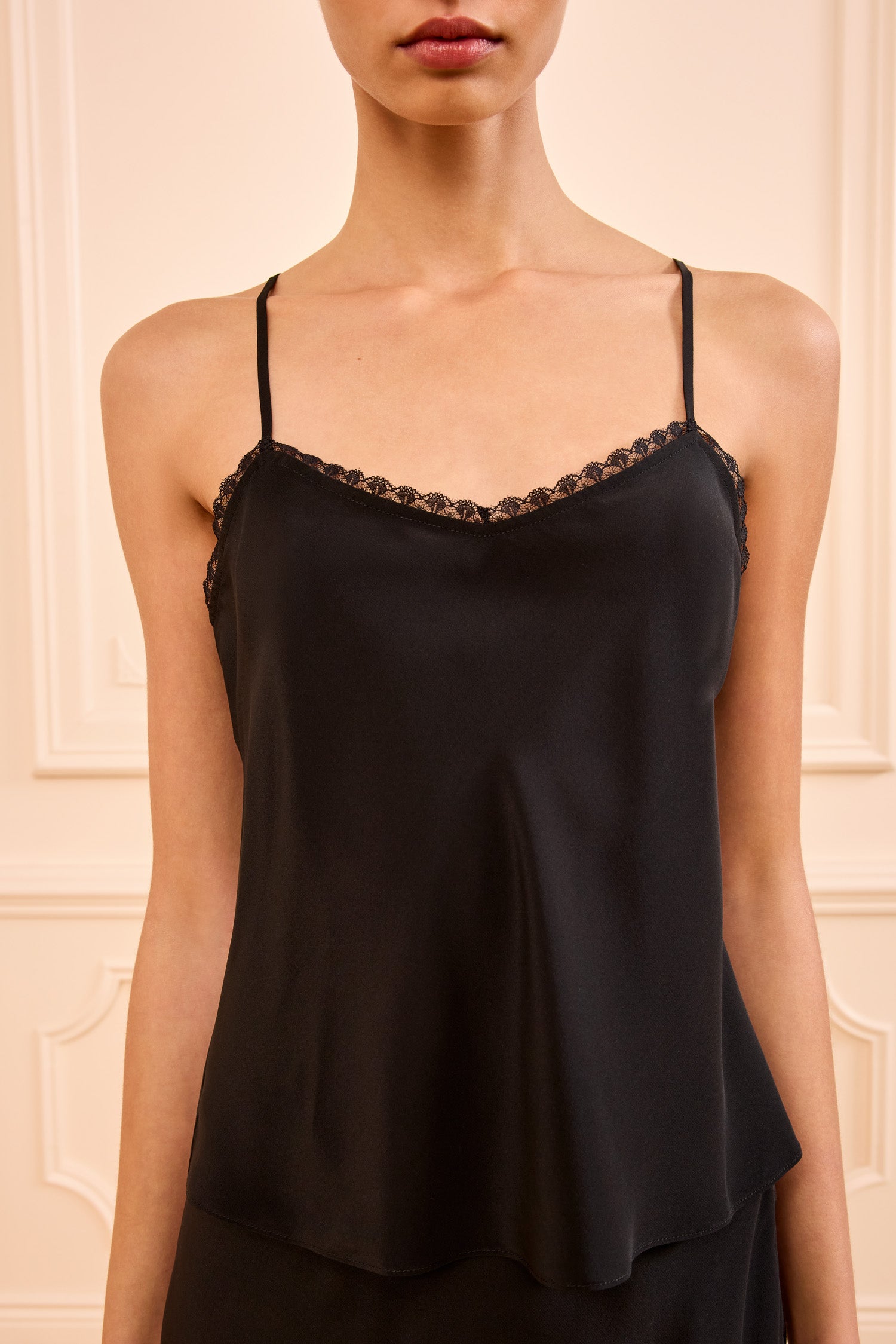 Ulla Johnson Idra UJ991804 caraco noir soie