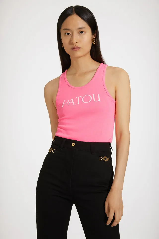 Patou P23JE0159994453B débardeur coton bio rose