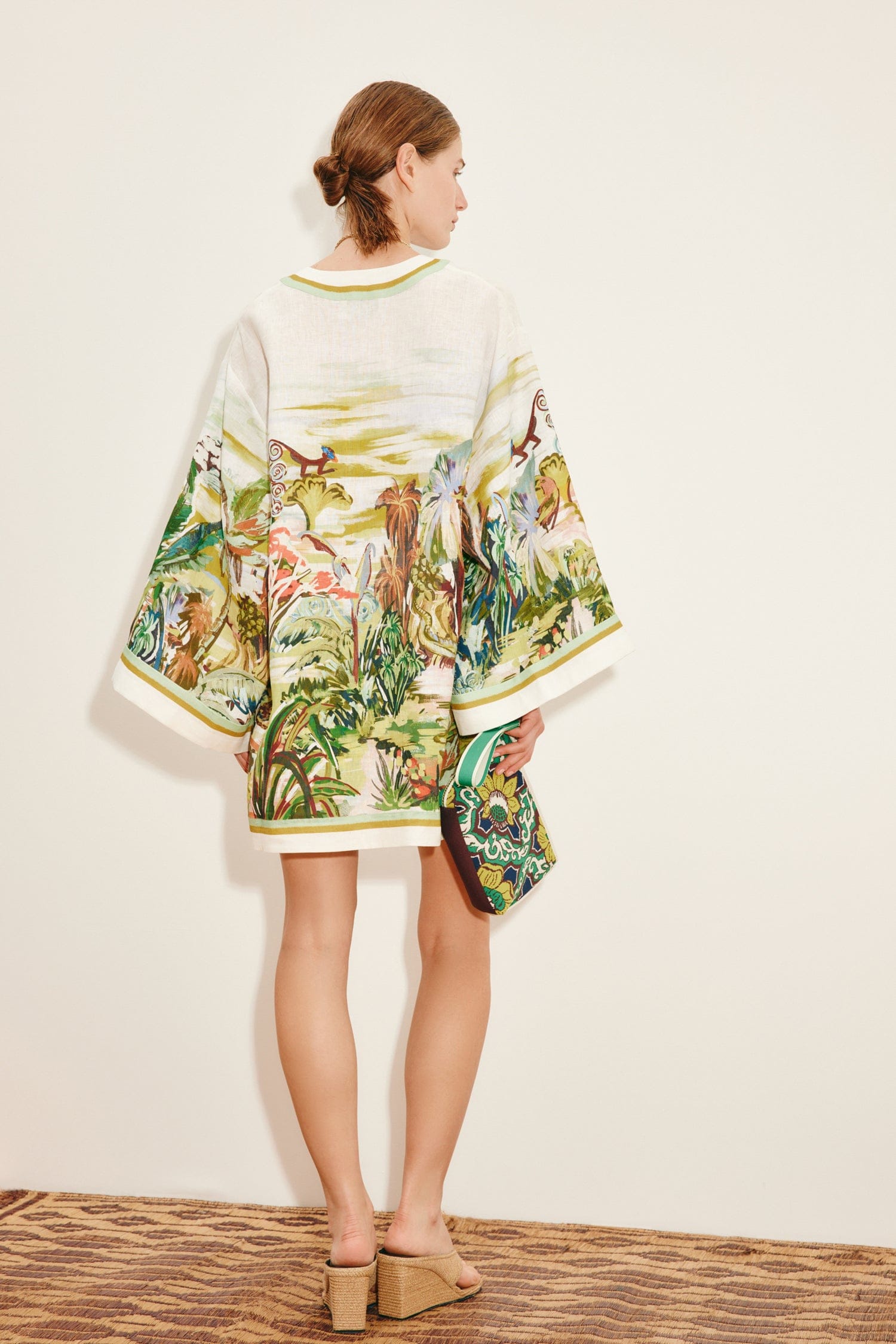 Alemäis Jungle Boogie Mini Robe lin poches
