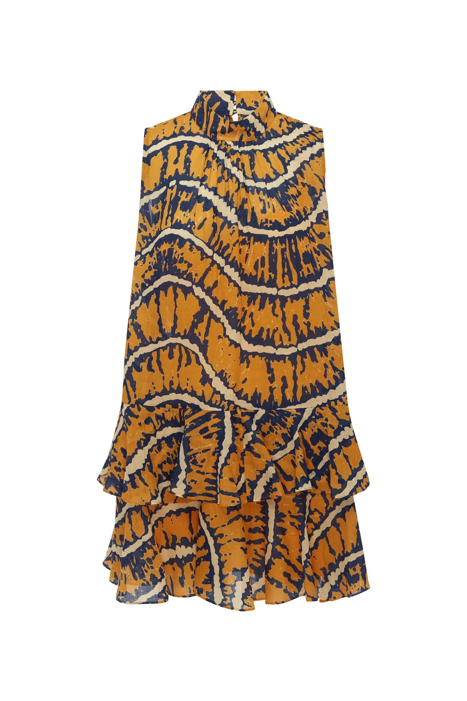 Alemaïs Ripple Mini Dress robe mini volants ramie