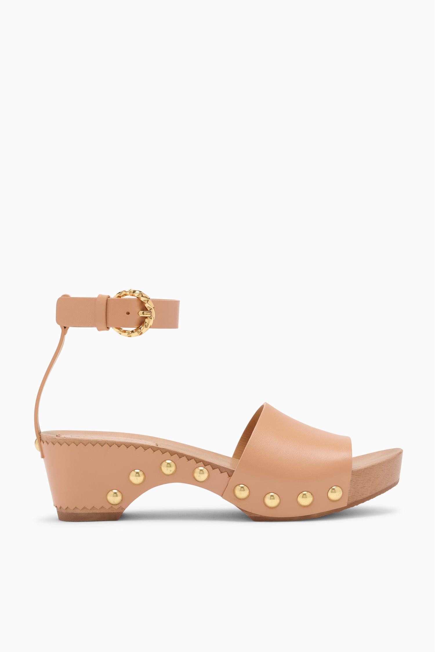 Ulla Johnson Esti Clog sabots Sienna cuir talon 60 mm