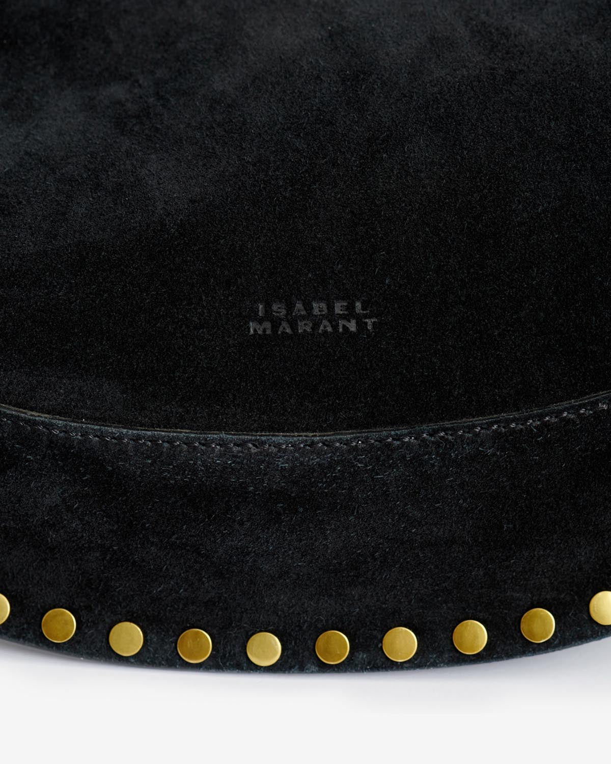 Isabel Marant Oskan Moon sac noir cuir velours