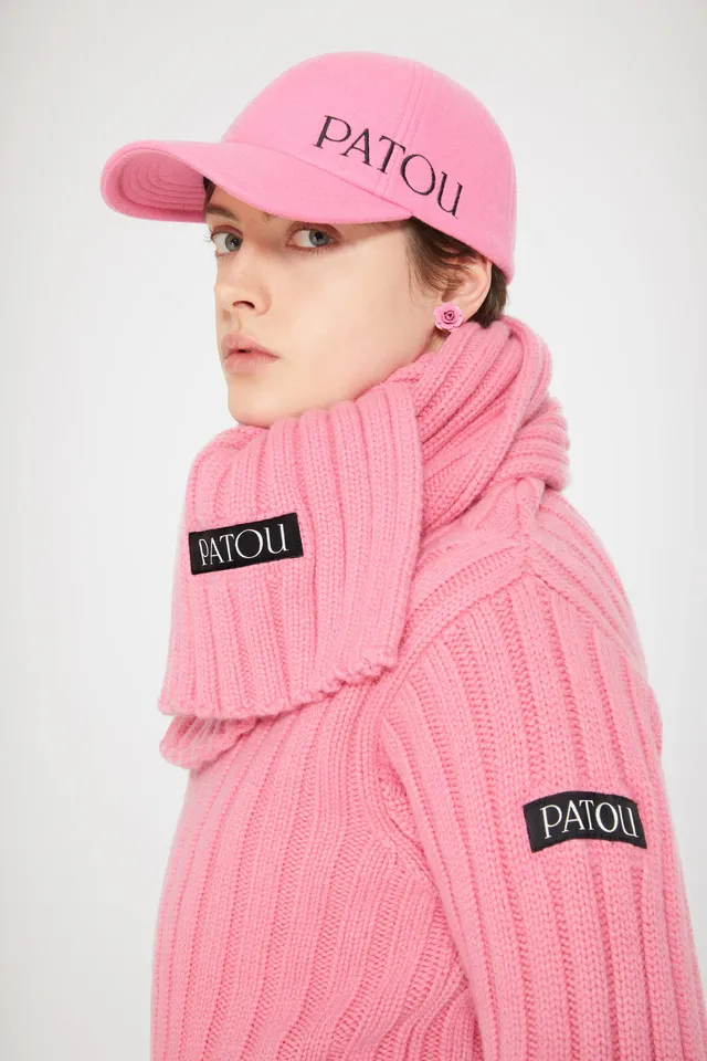 Patou Accessories Echarpe AC036 Laine Darling Pink TU