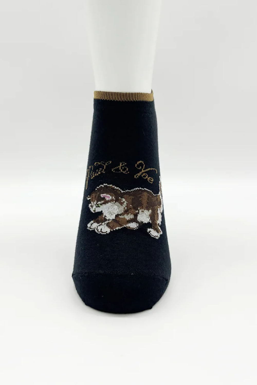 PAUL & JOE Chaussettes chaton socquettes noires 36-39