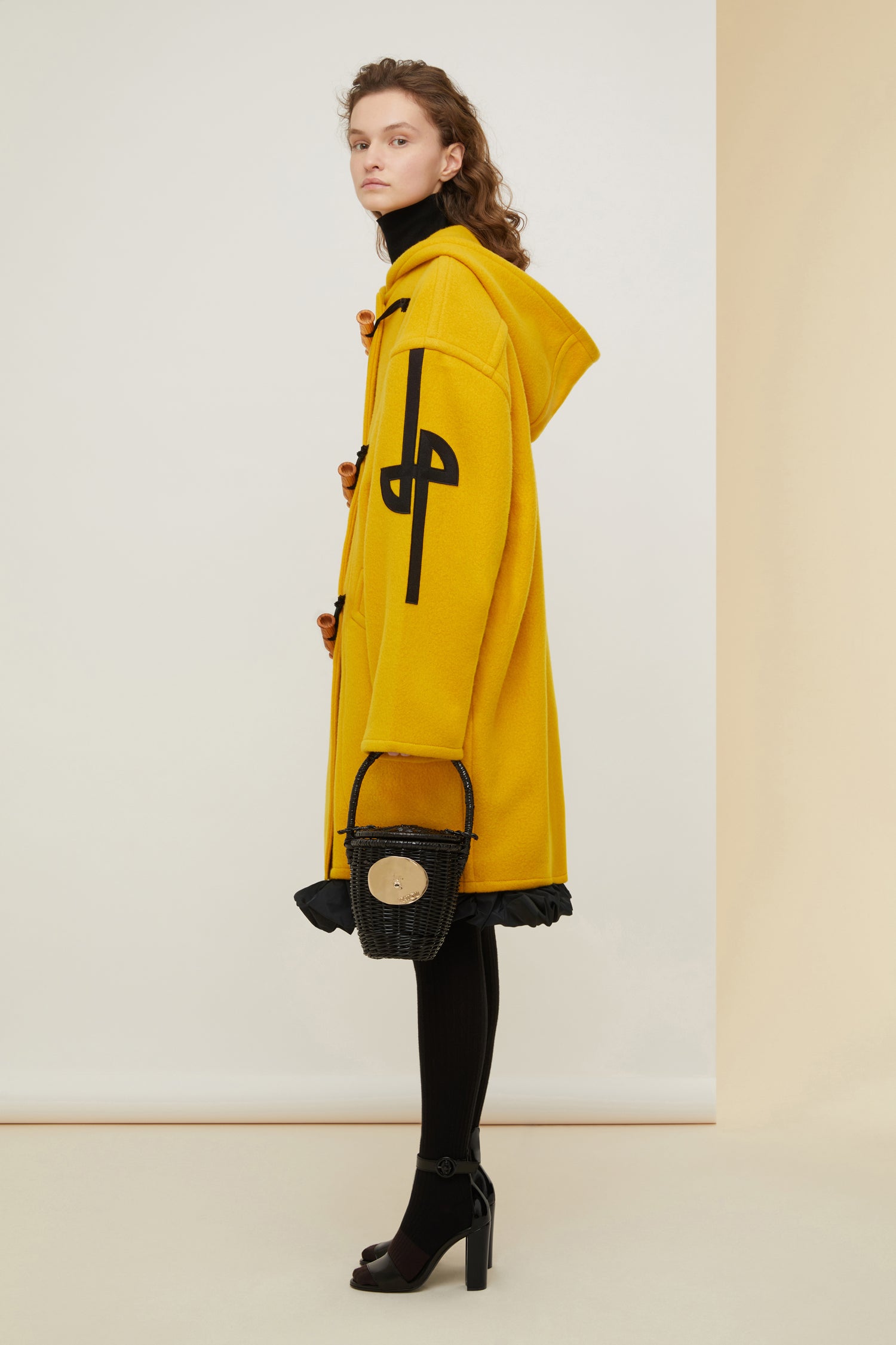 Patou Coats CO006 duffle-coat Saffron laine cachemire