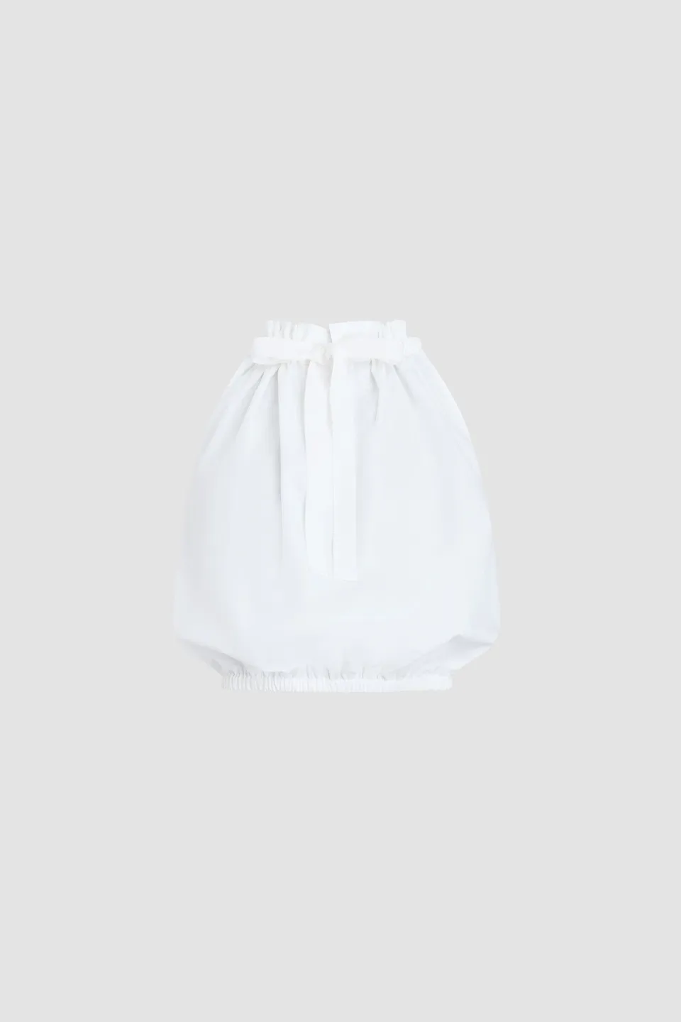 Patou TO178 top blanc coton bio sans manches col