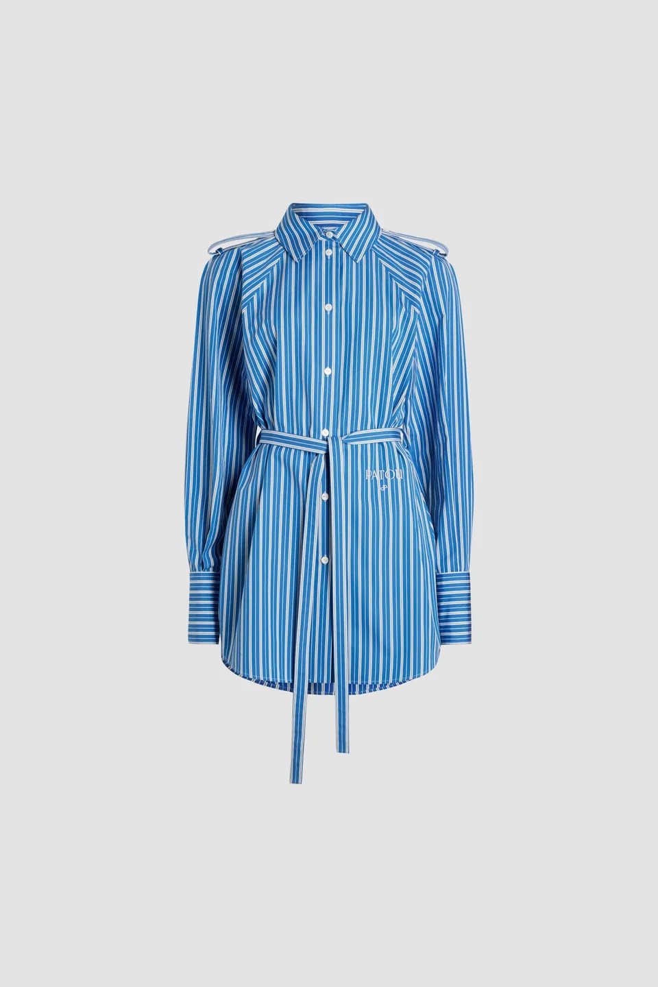 Patou DR153 H24DR153 robe chemise rayé bleu 34-44