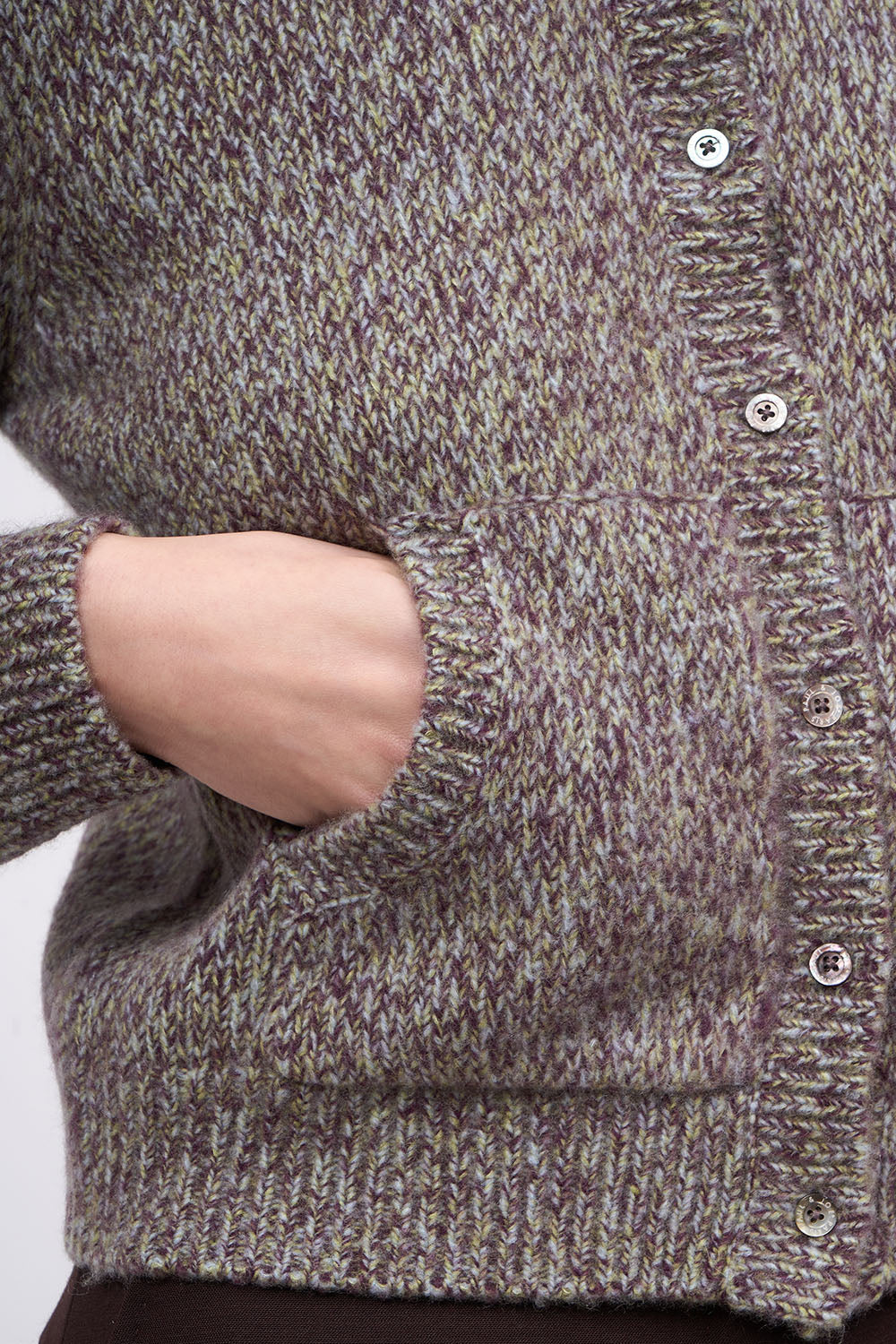 PAUL & JOE Roussillon cardigan cachemire écru boutons nacre