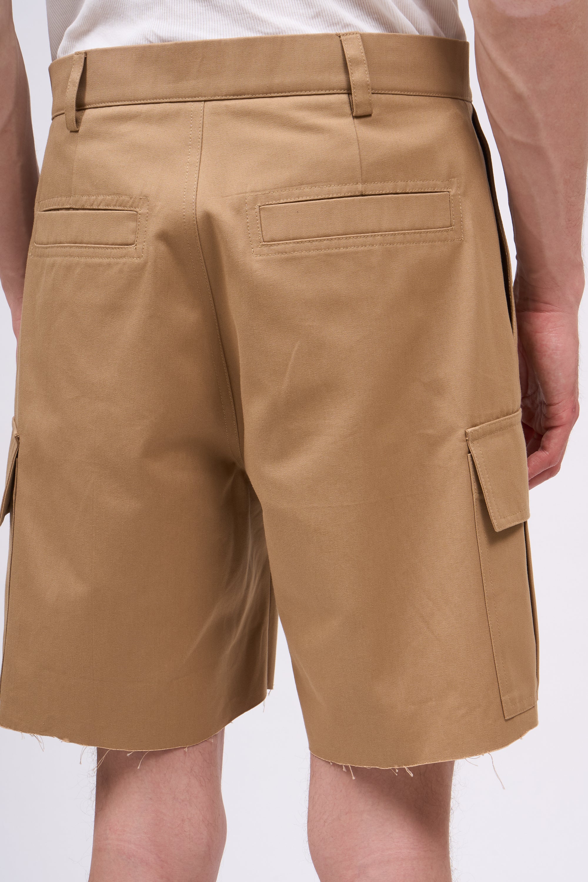 Paul & Joe Tony short coton canva camel loose
