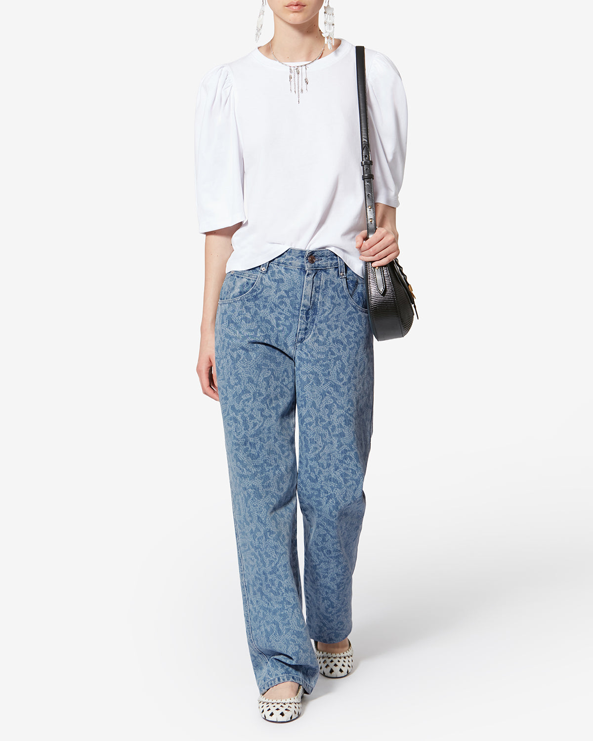 Isabel Marant Brinsa Jean Droit Denim Bleu