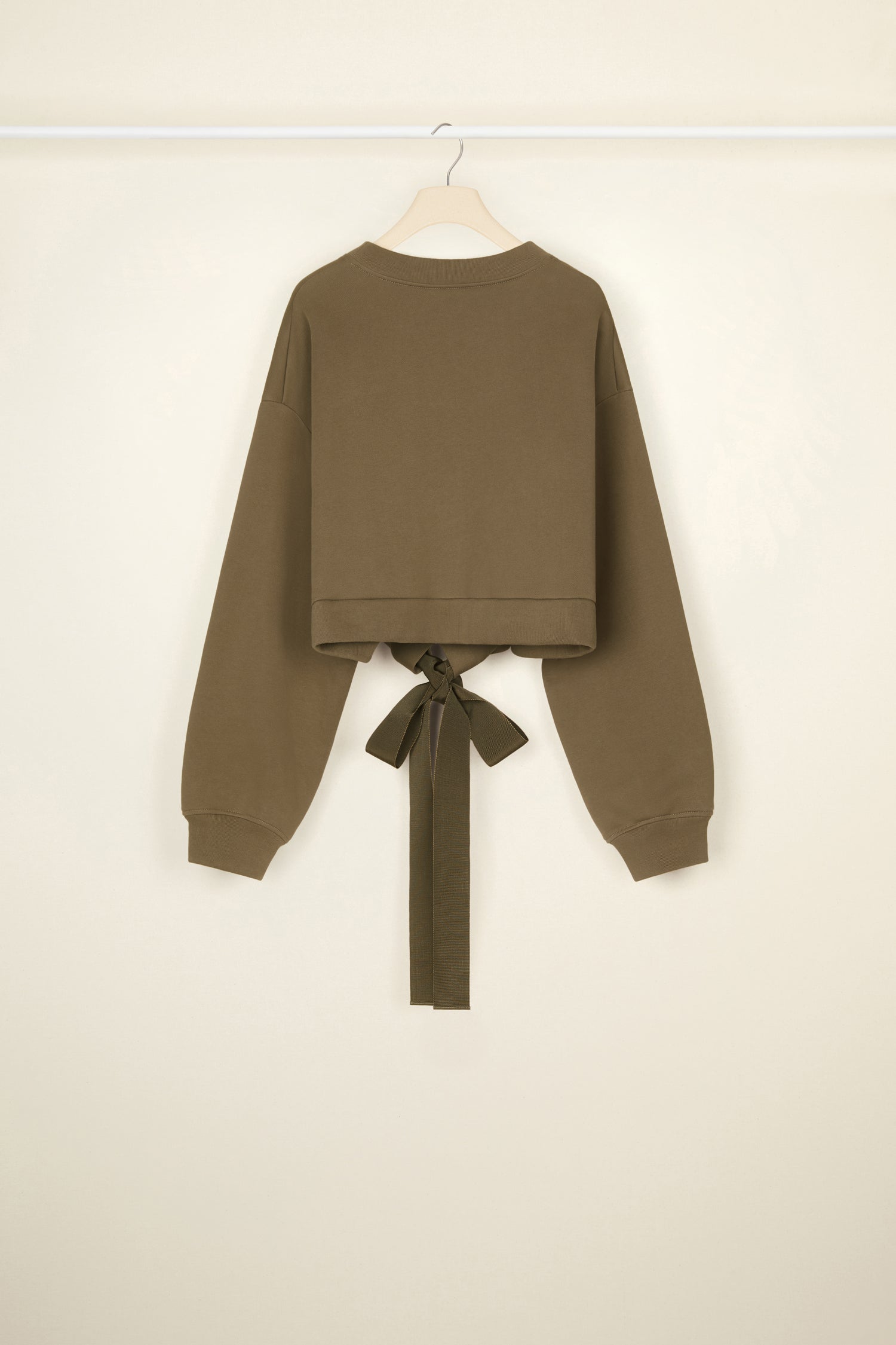 Patou JE036 sweat cropped coton bio bronze XS-XL