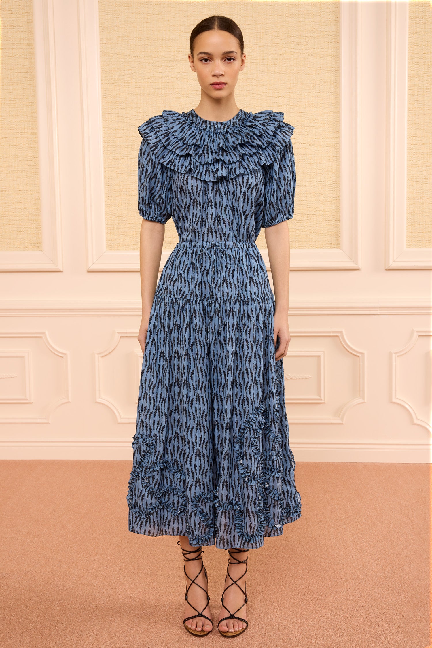 Ulla Johnson Alexandra jupe midi coton Tidal
