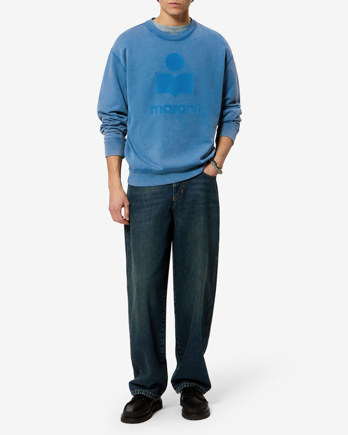 Isabel Marant Mikoy SW0029HA sweatshirt coton bleu