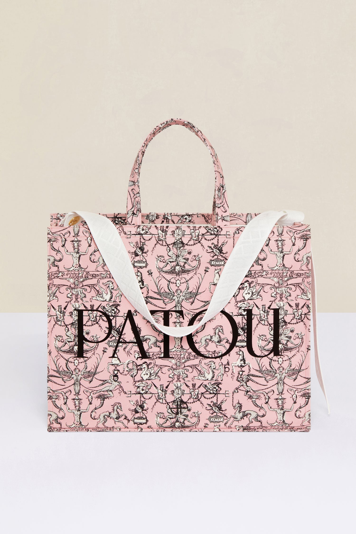 Patou Bags AC024 tote bag Pink Fairy Tales coton bio