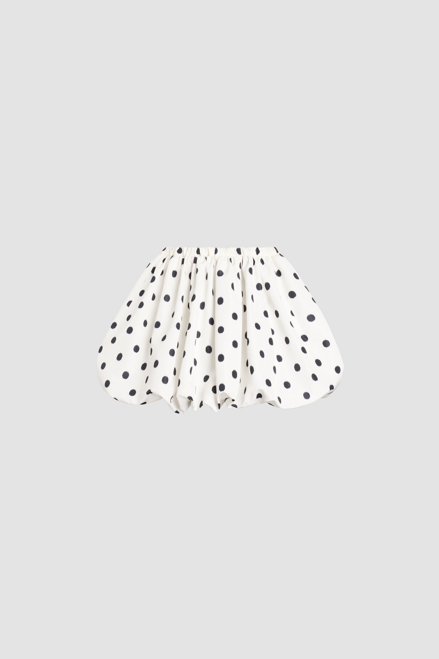 Patou Skirts P26SK11002455964 Mini jupe blanche pois faille